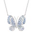 首图 - 点击放大 - MIO HARUTAKA - Butterfly Diamond Sapphire 18K White Gold Necklace