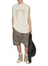 模特儿示范图 - 点击放大 - RICK OWENS DRKSHDW - LOGO 印花背心